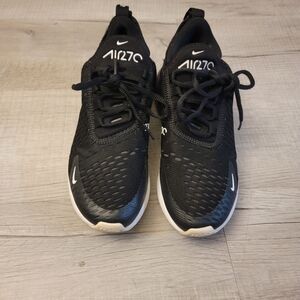 Nike Black and White Air270 Athletic Sneakers